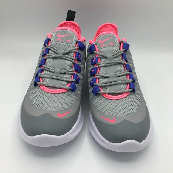 NWB Nike Air Max Axis GS Light Smoke Grey Sunset Pulse Sneakers - Picture 4 of 9